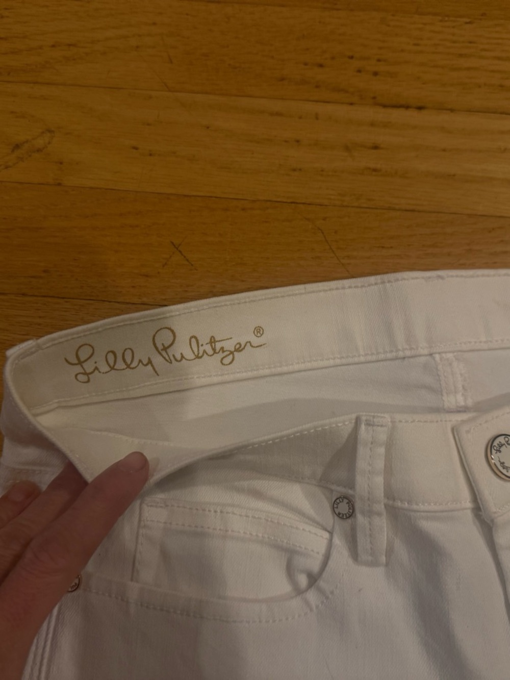 Lilly Pulitzer Crisp White Skinny Jeans